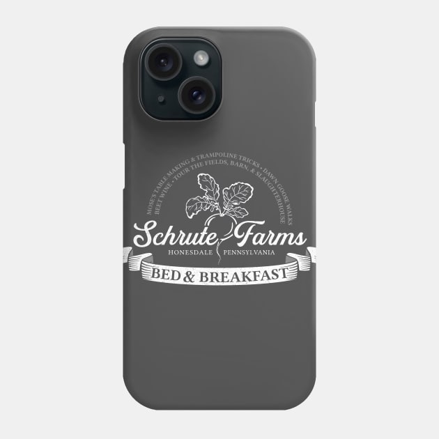 Schrute Farms Bed & Breakfast Phone Case by NinthStreetShirts