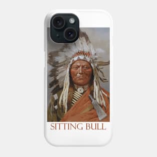 Portrait of Sitting Bull (1899) - Western Art by Henry Farny Phone Case