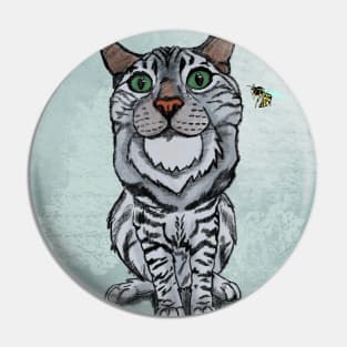 Bite cat Pin