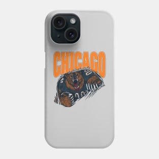 Chicago Windy City Football Bear Down Phone Case