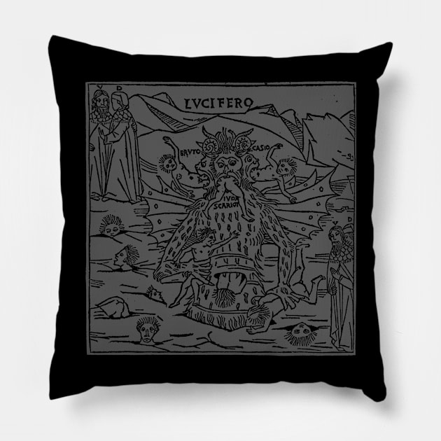 Illustration of Lucifer Pillow by TORVENIUS