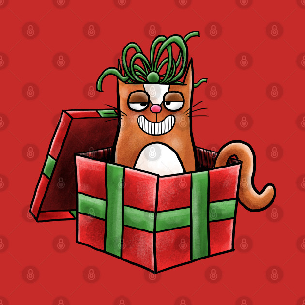 Gift Wrapped Cat by Grasdal