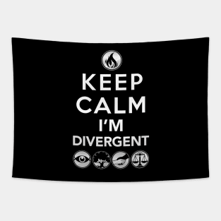 Keep Calm, I'm Divergent Tapestry