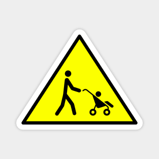 Pushchair symbol Magnet