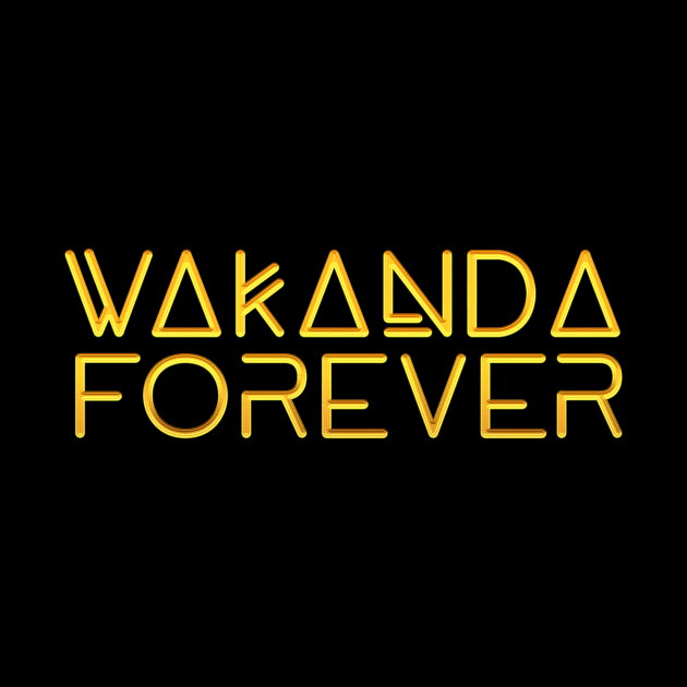 Wakanda Forever by halfabubble