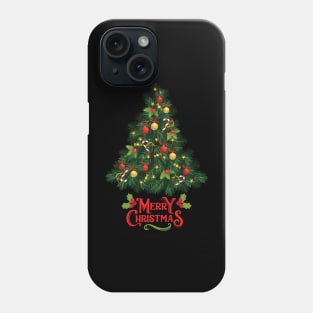 Merry Christmas Tree Phone Case