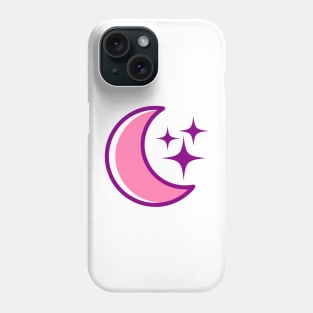 Pink Moon Sparkle Phone Case