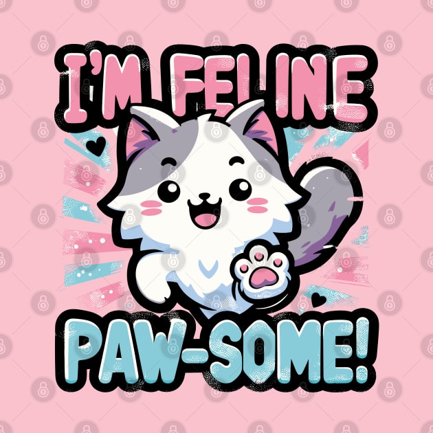 I'm Feline Pawsome by Cutetopia