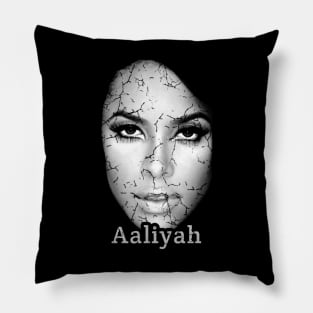 Retro Aaliyah Head Pillow