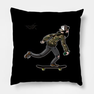 Skateboarder Pillow