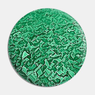 Emerald green  pebbles vector Pin