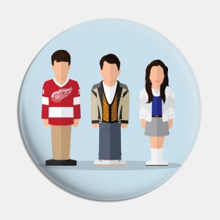 Ferris Buellers Day Off Minimalist Pin