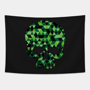 Triangle Camouflage Skull Tapestry