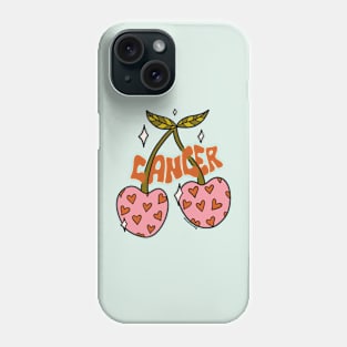 Cancer Zodiac Cherries Phone Case