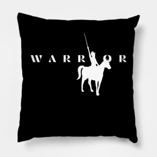 Polo Player Warrior Pillow