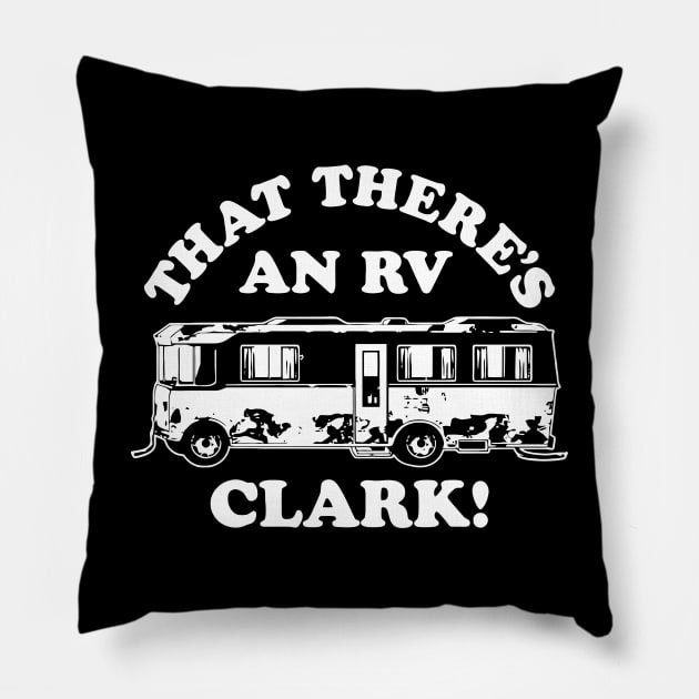 that there's an rv, clarck! Pillow by Batik Parang Art