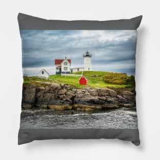 Nubble Lighthouse Pillow