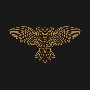 Gold Owl Geometry T-Shirt