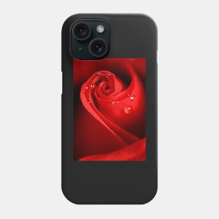 Red Swirl Phone Case