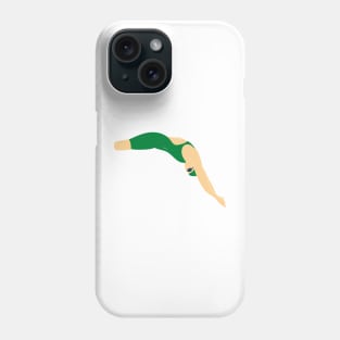 Diving - Green Phone Case