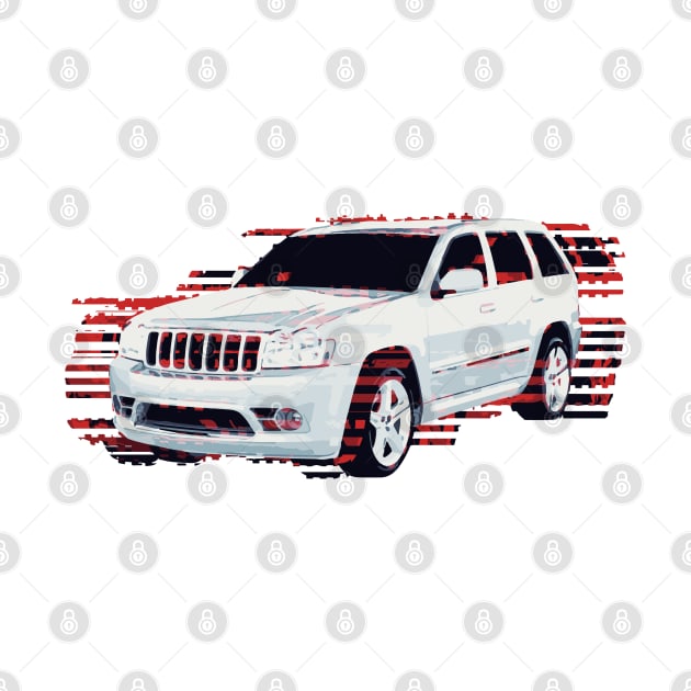 White WK1 Srt8 suv by mfz