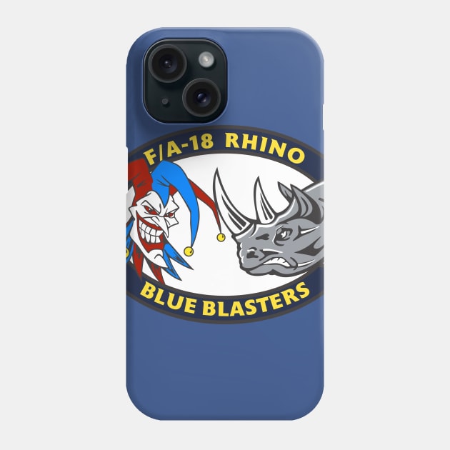 VFA-34 Blue Blasters - Rhino Phone Case by MBK