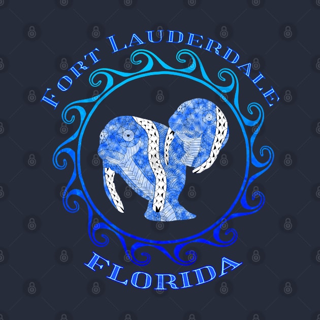 Fort Lauderdale Florida Vacation Tribal Manatees by macdonaldcreativestudios