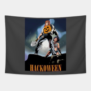 "Hackoween" Tapestry