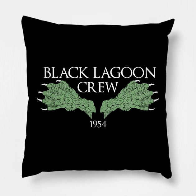 Black Lagoon Crew Pillow by LoudMouthThreads