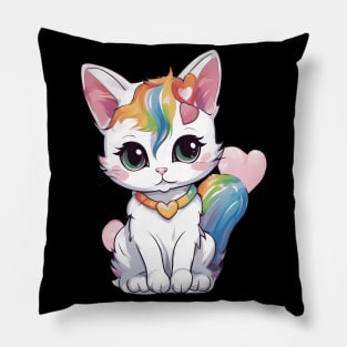 I Adore You Baby Cat Pillow