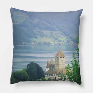 Chateau by the lake Pillow