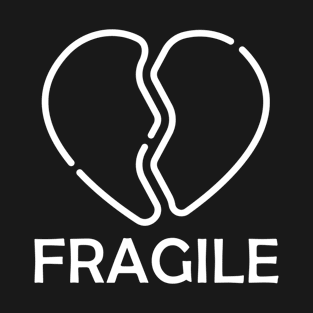 Fragile Heart Lines – White T-Shirt
