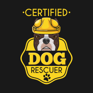 Certified Dog Rescuer T-Shirt