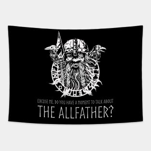 Norse Viking God Odin - A Moment To Talk About The Allfather Tapestry