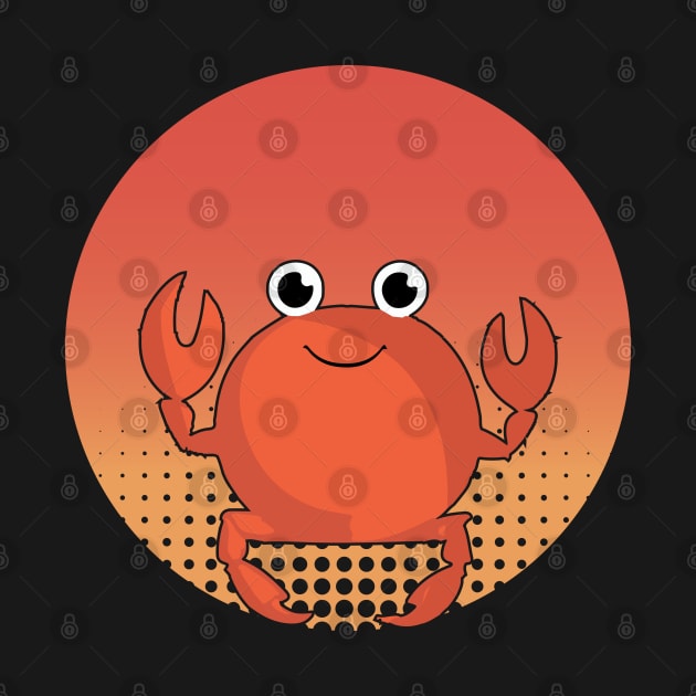 Funny Crab excitement birthday cool celebrate by greatnessprint