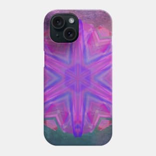 Vibrant fractal jewel kaleidoscope Phone Case