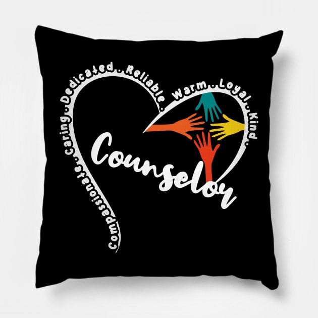 School Counselor School Counselor Pillow by Icrtee