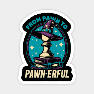 Wizard Pawn - Fantasy Magical Game Magnet