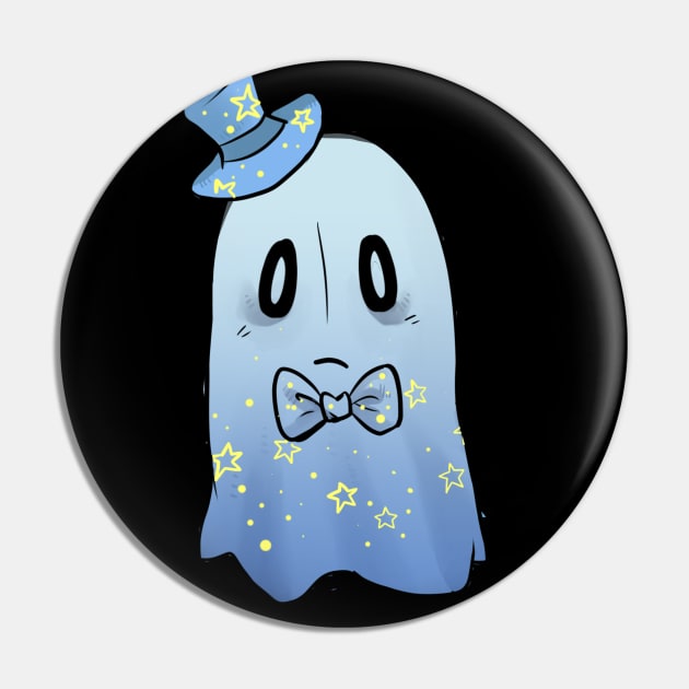 Napstablook Pin by WiliamGlowing