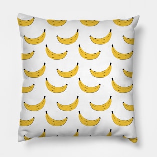 Yellow Banana Pattern Pillow