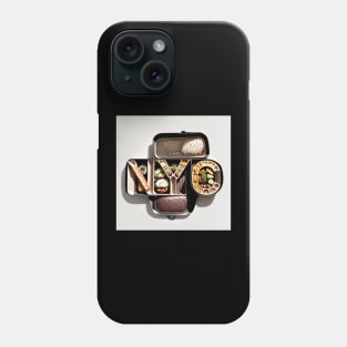 NYC Hidden Name in Sushi Illustration Tshirt Phone Case