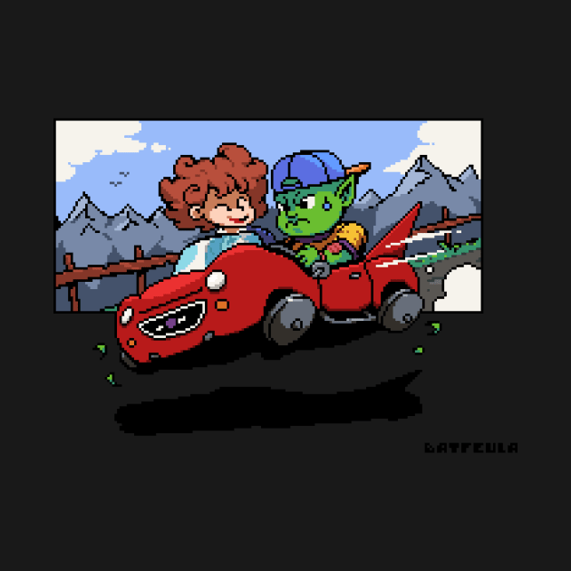 Piccolo's driving lesson! by BATFEULA