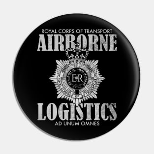 Airborne Logistics (distressed) Pin