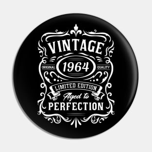 vintage 1964, 60th Birthday Pin