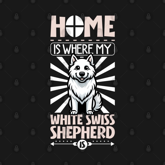 Home is with my Berger Blanc Suisse by Modern Medieval Design