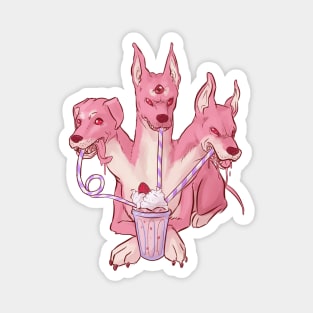 Strawberry Cerberus Magnet