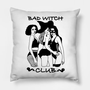 bad witch club Pillow