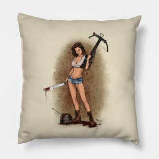 Ms.Dixon-Zombie Hunter Pillow