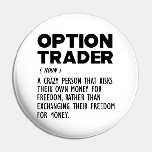 Option Trader Definition Pin