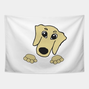 dachshund wheaton peeking cartoon Tapestry